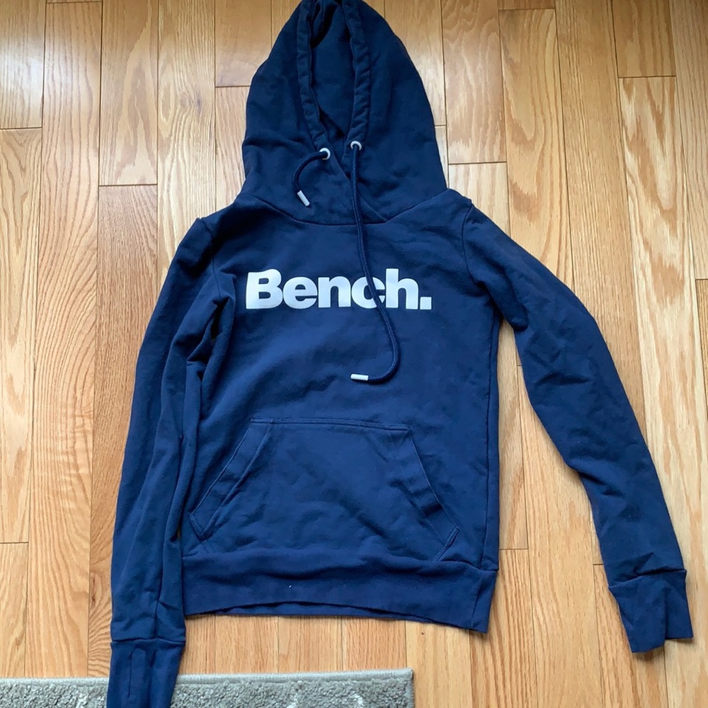 Blue bench hoodie